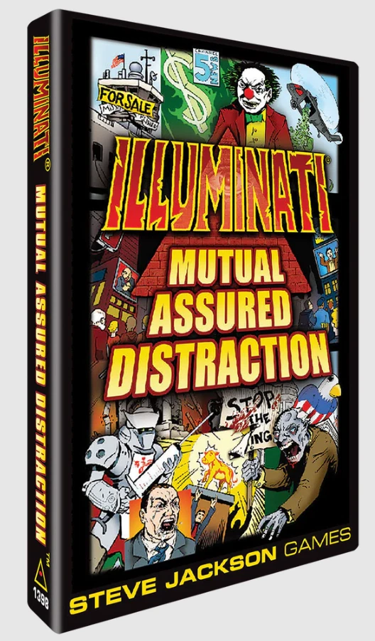 Mutual Assured Distraction Expansion Illuminati 1st Ed Card Game Steve Jackson - Image 1 of 1
