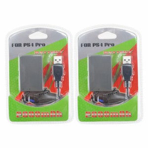 2pack Rechargeable Battery For PS4 Playstation 4 Slim Pro Controller CUH-ZCT2U