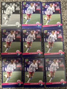 (9) 2023 Parkside NWSL VOL. 2 ALEX MORGAN Black & White + Foil + 7 Base #56