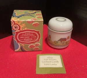 Vintage ESTEE LAUDER ALIAGE FOUR SEASONS CANDLE Porcelain Jar- NIB- Very Rare! - Picture 1 of 12