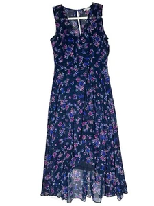 NWT Calvin Klein Womens Sleeveless Maxi Dress Purple Floral Size 22W MSRP $129 - Picture 1 of 11