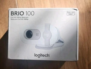 Kamera internetowa Logitech Brio 100 biała.. fabrycznie nowa w zapieczętowanym pudełku - Zdjęcie 1 z 4