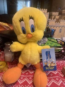 Vintage 1997 Six Flags Looney Tunes 12” Tweety Bird Plush a1 - Picture 1 of 4