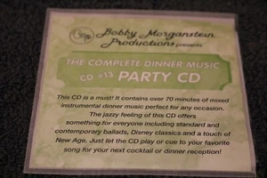 Bobby Morganstein The Complete Dinner Music Party CD 13 VG+ New Age Ballads - Picture 1 of 2
