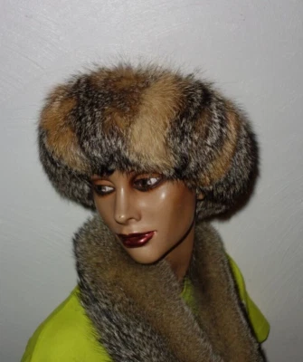 Diadema de piel de zorro gris piel de zorro cinta para el pelo Sky Band bufanda piel de zorro gris Foto 1 de 4