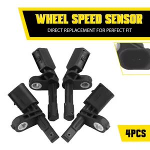 4X ABS Wheel Speed Sensor Fit VOLKSWAGEN JETTA 2005-2018 PASSAT 2006-2019 - Picture 1 of 16
