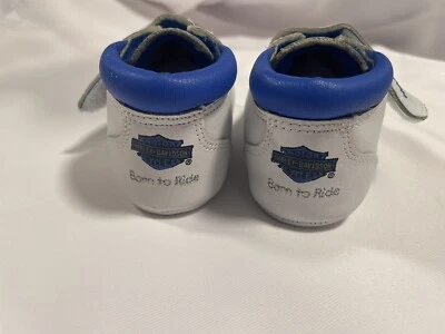 Zapatos de bebé Harley Davidson nacidos para montar talla grande Foto 1 de 4