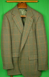 Abrigo deportivo The Andover Shop pata de gallo/a cuadros de pistola tweed c1996 talla 46L - Imagen 1 de 7