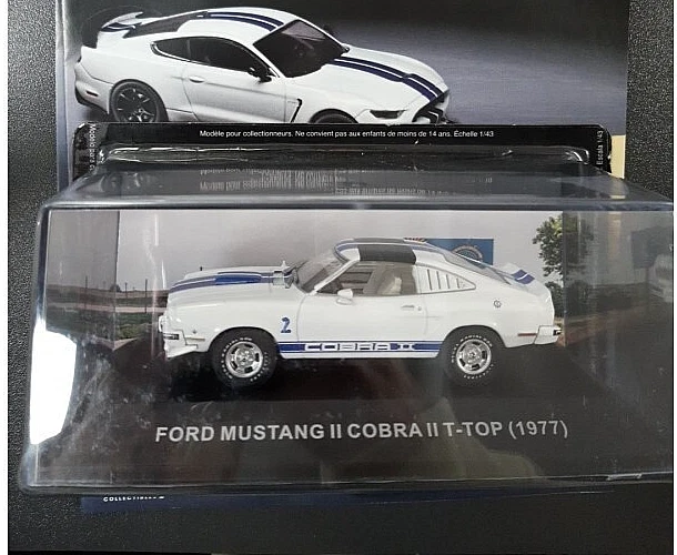 Ford Mustang II Cobra II T-Top 1977   1/43 New & box diecast model american cars - Image 1 of 1