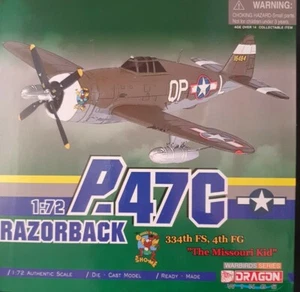 Dragon Wings P-47C Razorback 334th FS 4th FG "The Missouri Kid" Item.50178 1:72 - Picture 1 of 3