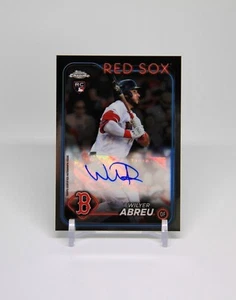 2024 Topps Chrome Update Wilyer Abreu RC Rookie Auto Boston Red Sox #AC-WA - Picture 1 of 2