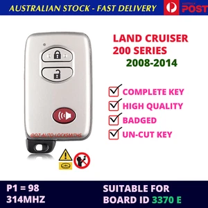 For Toyota Land Cruiser 200 Series Smart Key 2008 2009 2010 2011 2012 2013 2014 - Picture 1 of 5