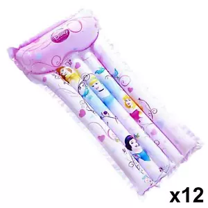 12x DISNEY PRINCESS POOL INFLATABLE MAT TOY KIDS GOODY PARTY BAG FILLER FAVOUR - Picture 1 of 3