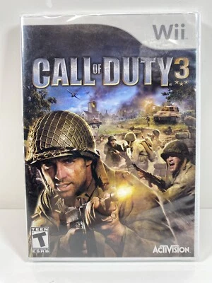 **NEW** Call of Duty 3 (Nintendo Wii, 2006) Brand New Factory Sealed - Image 1 of 4