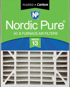 Air Bear 20x25x5 (4 7/8) AC Filter Replacement MERV 13 Plus Carbon 1 Pack - Picture 1 of 7