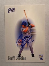 1996 Best Autographs GEOFF JENKINS Auto