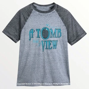 NWT! Disney Parks-The Haunted Mansion-"A Tomb View" Raglan Shirt for Adults | XL - Picture 1 of 2