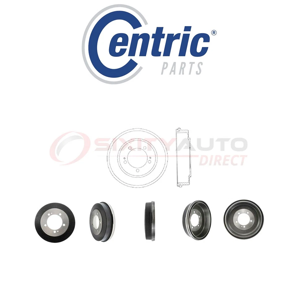 Centric Brake Drum for 2001-2005 Dodge Stratus 2.4L 2.7L 3.0L L4 V6 - lu — 第 1/4 张图片