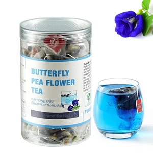 50 Dried Blue Butterfly Pea Flower Tea Bags | Thai Herbal Tea | Blue Purple P... - Picture 1 of 9