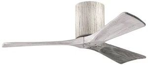 42" Matthews Irene 3H Barnwood Hugger Ceiling Fan with Remote - Picture 1 of 1