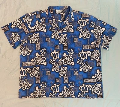 Camisa Tiki Jade Fashions Hawaiian Aloha para Hombres 4XL Foto 1 de 4