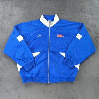 Chaqueta cortavientos Nike Florida Gators lanzamiento rápido softbol Y2K cremallera completa hombres grande Foto 1 de 4