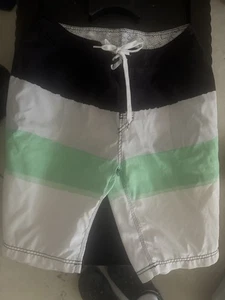 Rip Curl CBQJRA Boardshorts Navy Mint White 21” Men’s Swim Trunks - Picture 1 of 4