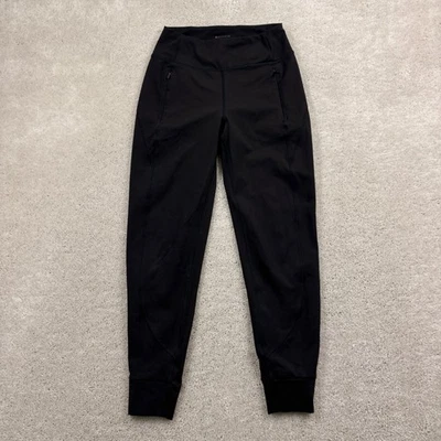 Athleta Rainier Jogger Pants Womens Size XXS Black Pull On Pockets Hiking Travel - Image 1 of 4