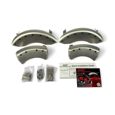 MGP Silver Caliper Covers for 2005 - 2009 Ford Mustang GT 10197 Front & Rear Set - Image 1 of 4