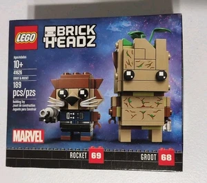 LEGO Marvel Guardians Of The Galaxy BRICKHEADZ: Groot & Rocket (41626) Neu in OVP - Bild 1 von 3