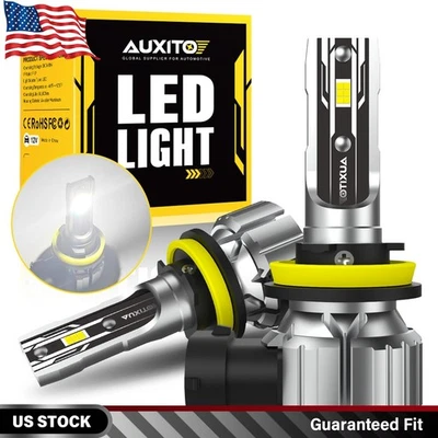Светодиодные лампы ближнего света AUXITO H11/H8/H9 6500K белые прямая установка - Изображение 1 из 4