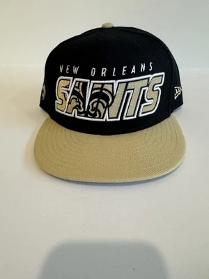 Редкая ретро Новый Орлеан святых New Era 59fifty резинке шляпа 7 3/4 новый без ЯРЛЫКОВ - Изображение 1 из 4