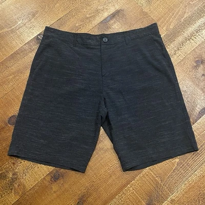 男式 OP Flex 4 路弹力海洋太平洋板短裤尺寸 38 黑色 — 第 1/4 张图片