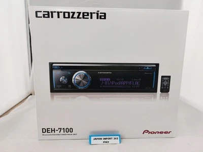 Pioneer DEH-7100 Car Stereo Carrozzeria CD USB iPod Bluetooth DSP LCD display - Image 1 of 4