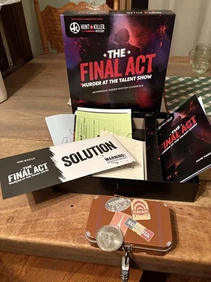 Hunt A Killer The Final Act: Murder at the Talent Show (excellent condition) - Image 1 of 2