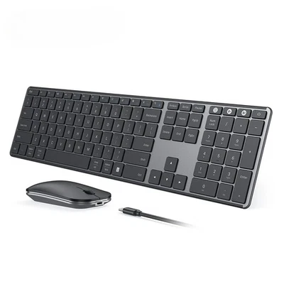 Wireless Bluetooth Keyboard and Mouse Multi-Device Rechargeable Slim Keyboards  - Image 1 of 4