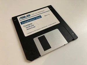 PC 3.5" Disk / Diskette ~ ASUS DVD / CD-ROM Drive Installation Disk Rev.1.5 - Picture 1 of 1
