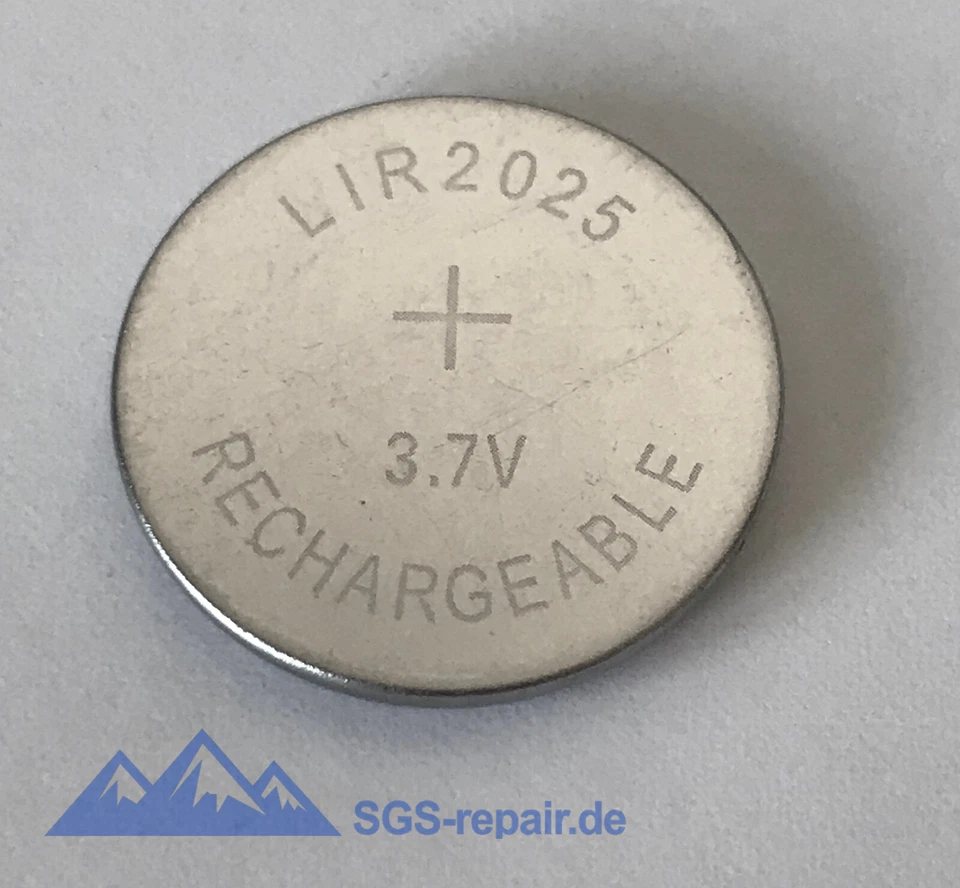 2 x LIR 2025 Lithium Knopfzellen AKKU 3,6V 30mAh LIR2025 - Bild 1 von 1