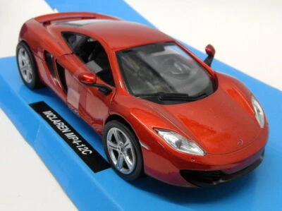NewRay 1/24 Scale Diecast - 71263 McLaren MC4-12C Metallic red model car - Image 1 of 4