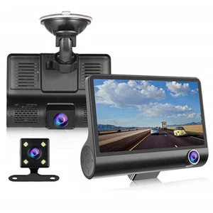 4'' Auto Kamera Dashcam 1080P G-Sensor DVR Nachtsicht Video Recorder 170° Kamera - Bild 1 von 12