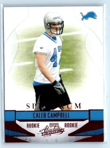 2008 Playoff Absolute Memorabilia #163 Caleb Campbell Spectrum Red RC - Picture 1 of 2