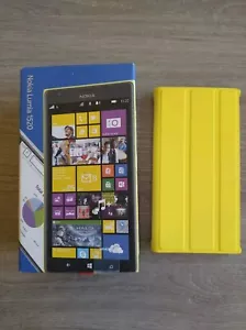 Nokia Lumia 1520 Rosso Mai Usato Da Collezione Completo Di Tutto Cover Gialla - Foto 1 di 8
