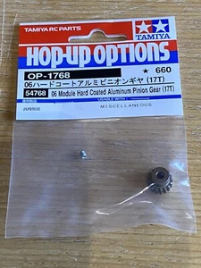 Tamiya 54768 06 Módulo Recubierto Duro Ali Piñón Gear 17T 1/10 RC NUEVO EN PAQUETE - Imagen 1 de 5