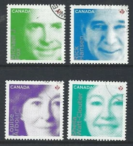 CANADA 2012 DIFFERENCE MAKERS SET 4 EX MINIATURE SHEET  FINE USED - Picture 1 of 1