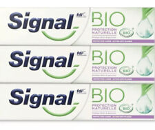 Lot de 3 dentifrices Signal bio protection naturelle  (75 ml x 3) anti plaque
