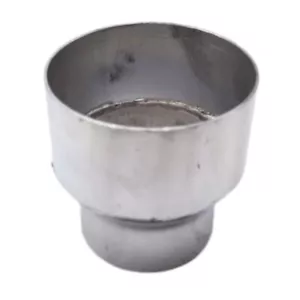 polished 3" OD to 4" OD Aluminum Universal Reducer PIPE exhaust tip Adapter New - Picture 1 of 7