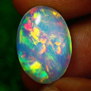 12.24Ct IF I Migliori Colori Arcobaleno Gioca in Patch Modello Lavoro 3D Massiccio Welo Opale - Foto 1 di 5