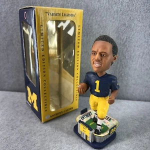 Michigan Wolverines Football Anthony Carter BobbleHead Autogramm Varsity Legends - Bild 1 von 16