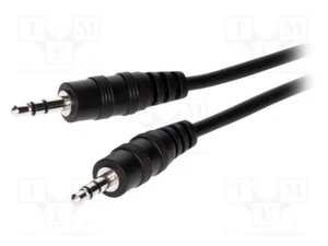 Kabel Jack 3,5mm Stecker,beiderseitig schwarz o- und Videokabel sonstige 1,2m - Bild 1 von 1