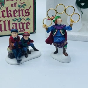 Departmen 56 Dickens Village 12 Days of Christmas "Five Golden Rings" - Picture 1 of 12